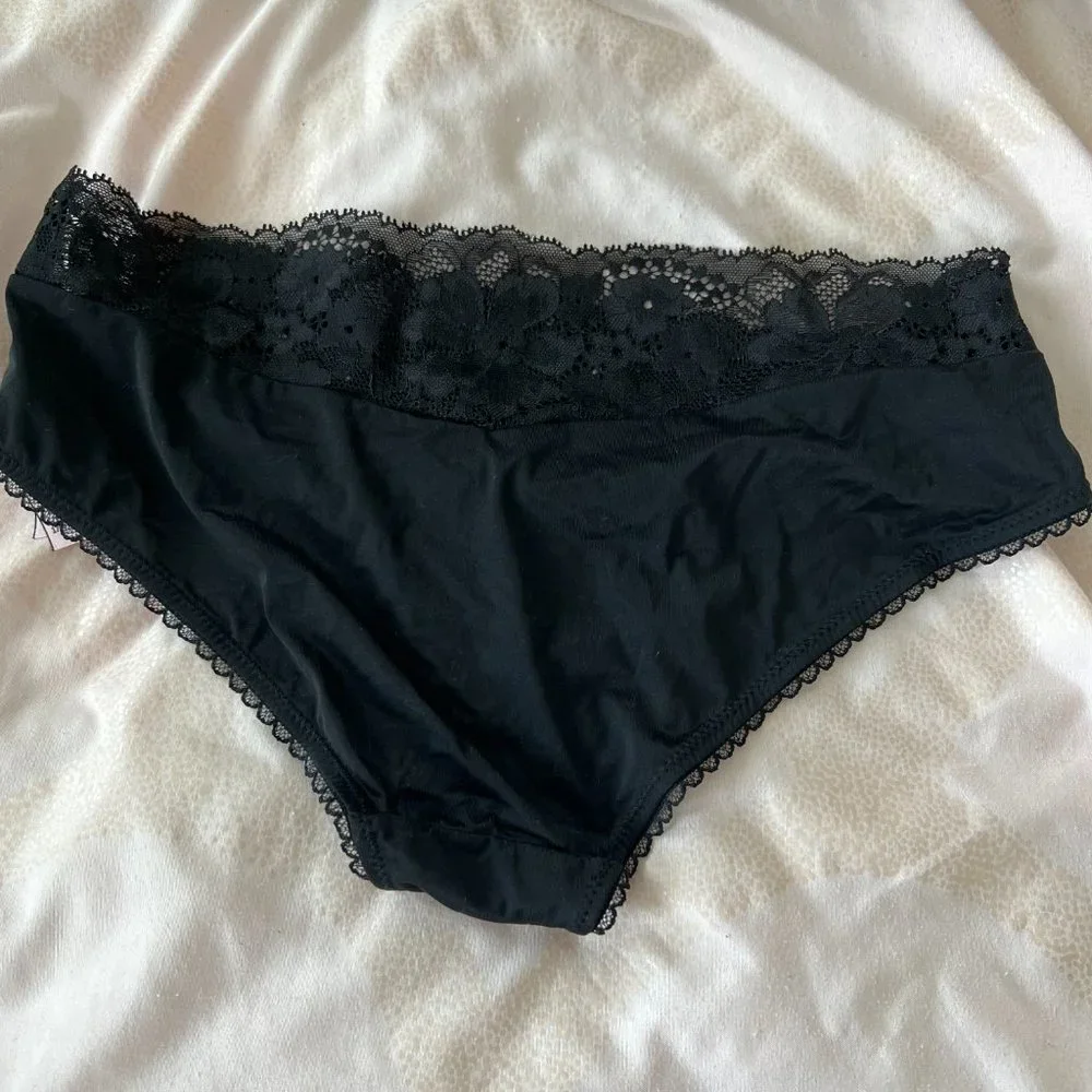 Victoria’s Secret black lace hiphugger /hipster underwear panties size small nwt - Picture 4 of 4